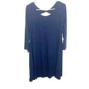 Market & Spruce stitch fix blue knit dress XL NWT